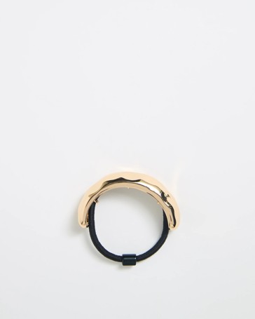 Hammered Metal Hair Tie