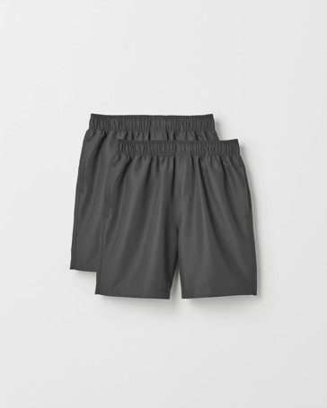 School 2 Pack Microfibre Shorts