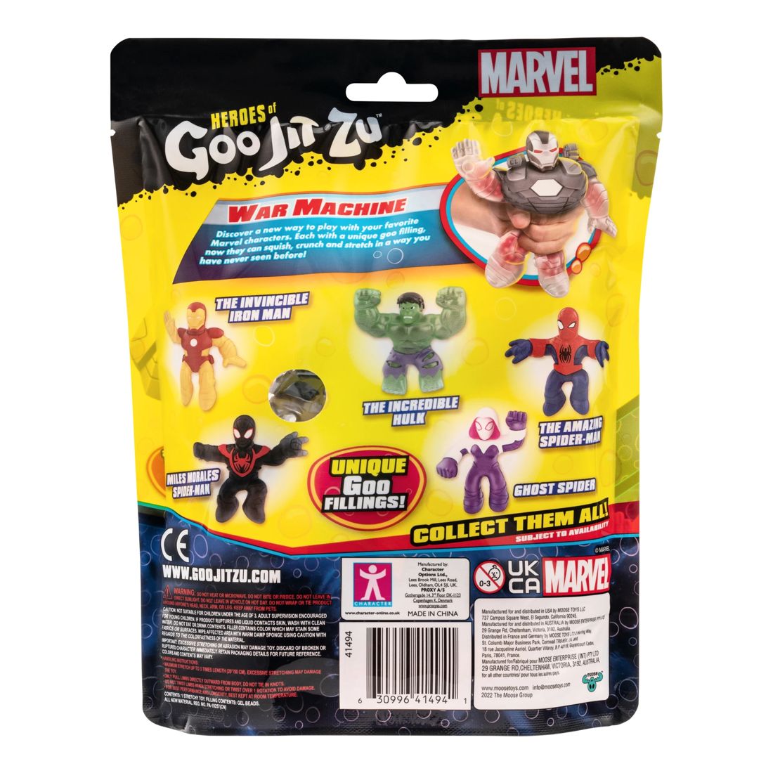 Heroes Of Goo Jit Zu Marvel Iron Man Invincibile | Action Figure Gooosa 11,4 Cm | Giocattolo Supereroe
