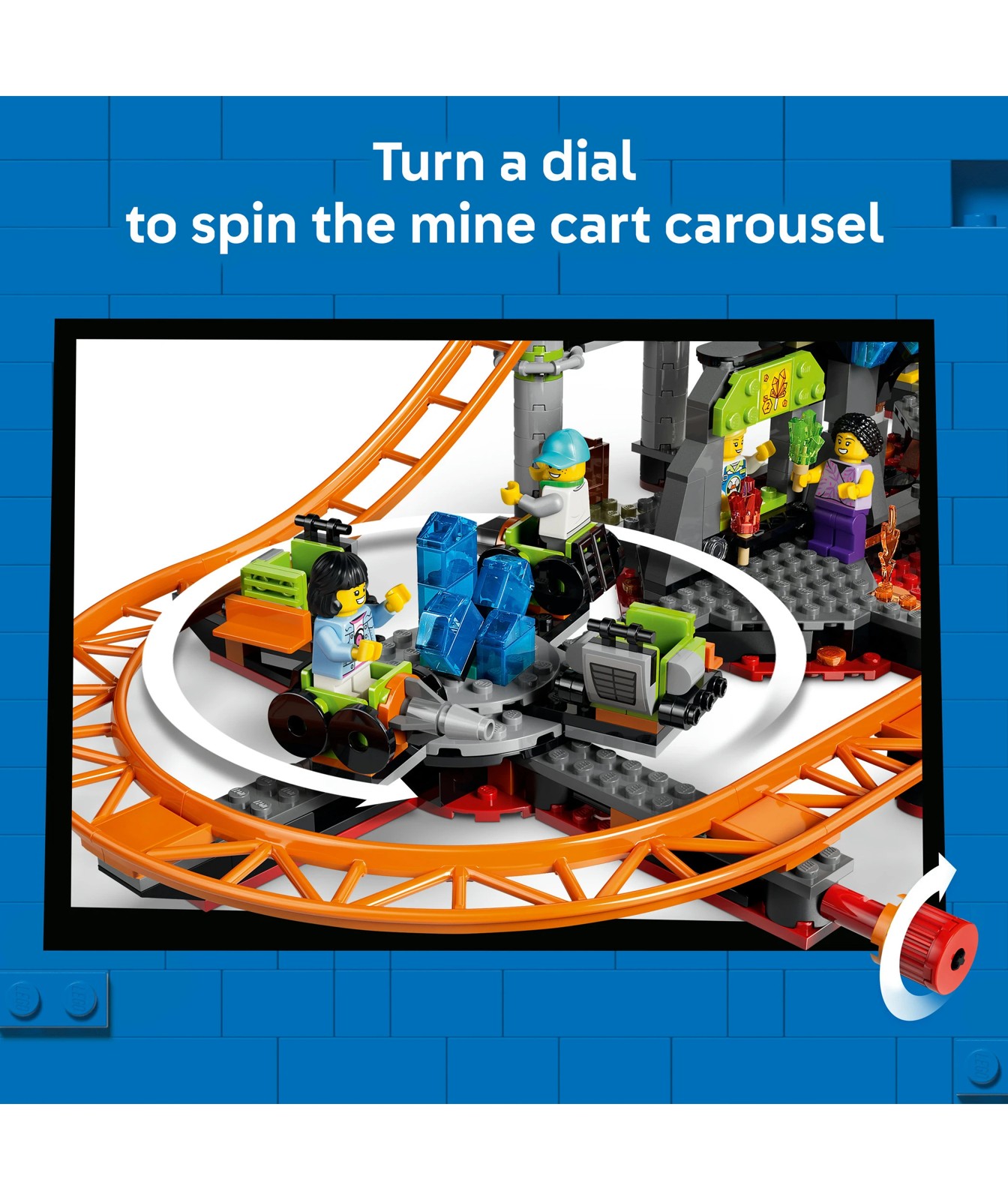 LEGO® City Lava Land Roller Coaster Park 60501 4 of 5