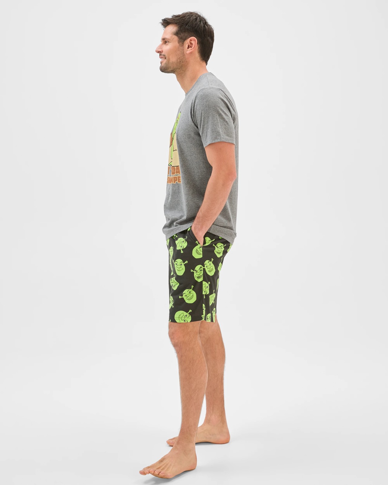 Shrek Top and Shorts Pyjama Set 4 of 6