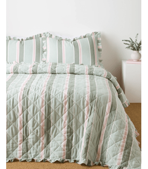Aubrey Ruffle Coverlet Set