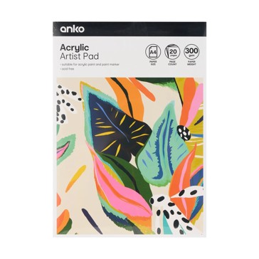 Acrylic Artist Pad  - Anko