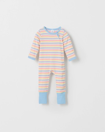 Baby Organic Cotton Rib Elevated Coverall