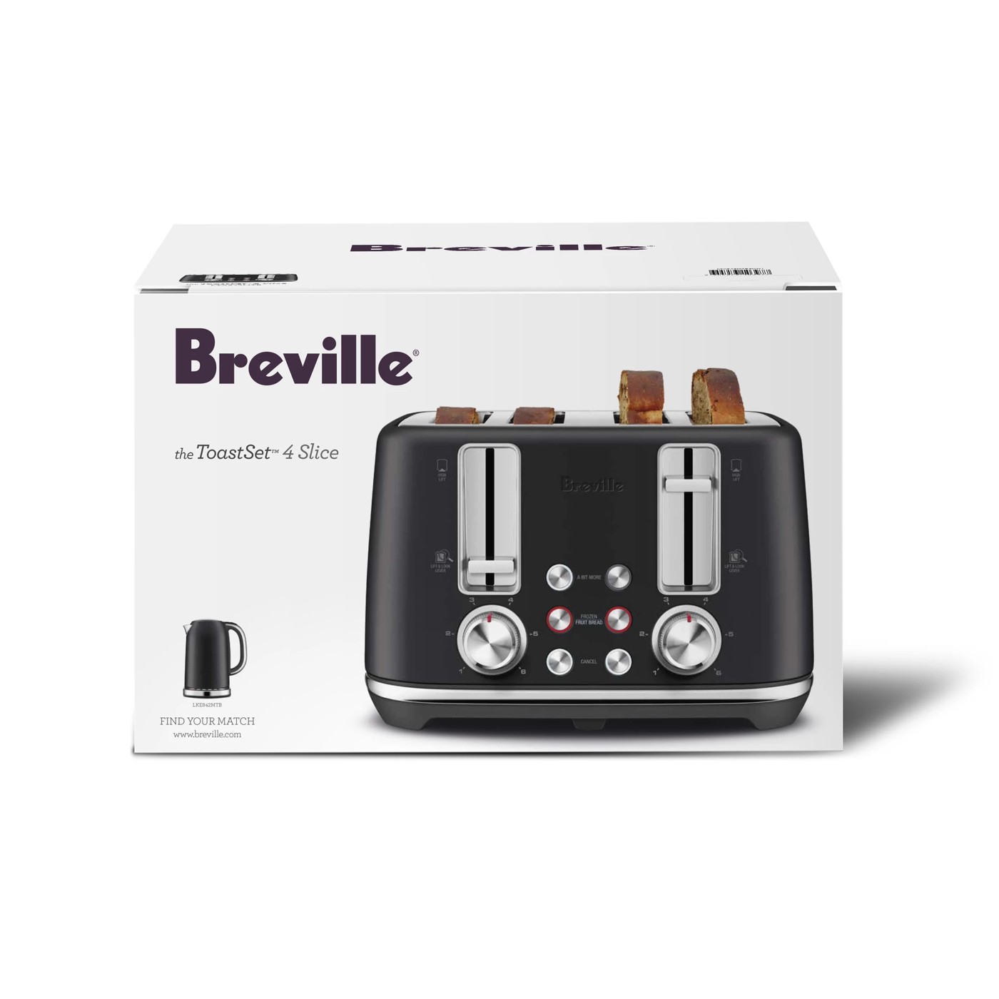 Breville the ToastSet 4 Slice Toaster - Black