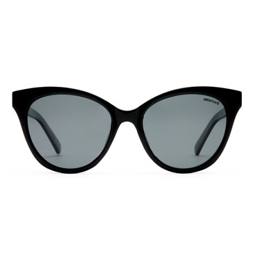 SOLARIZED® Soft Cat-Eye Sunglasses Black