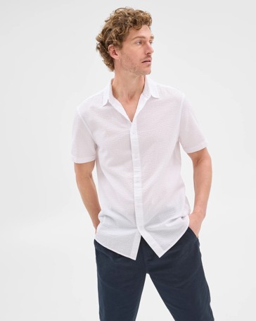 Australian Cotton Seersucker Shirt