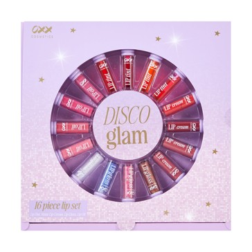 16 Piece Disco Glam Lip Set - OXX Cosmetics
