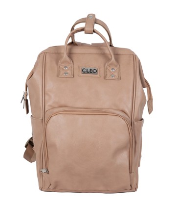Cleo Nappy Backpack with Change Mat - Tan