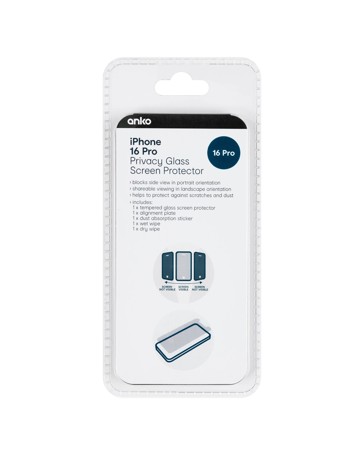 iPhone 16 Pro Privacy Screen Protector - Anko