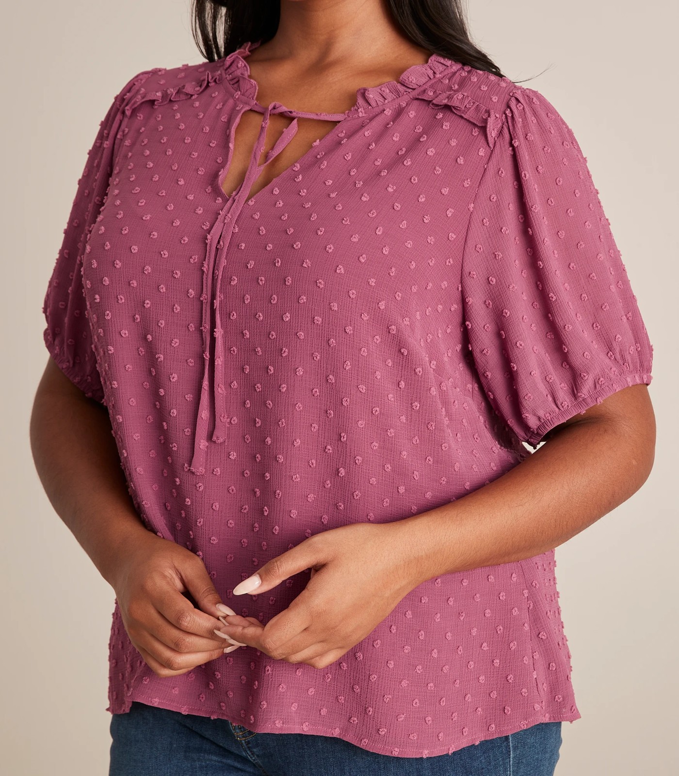 Curve Frill Detail Top 4 of 6