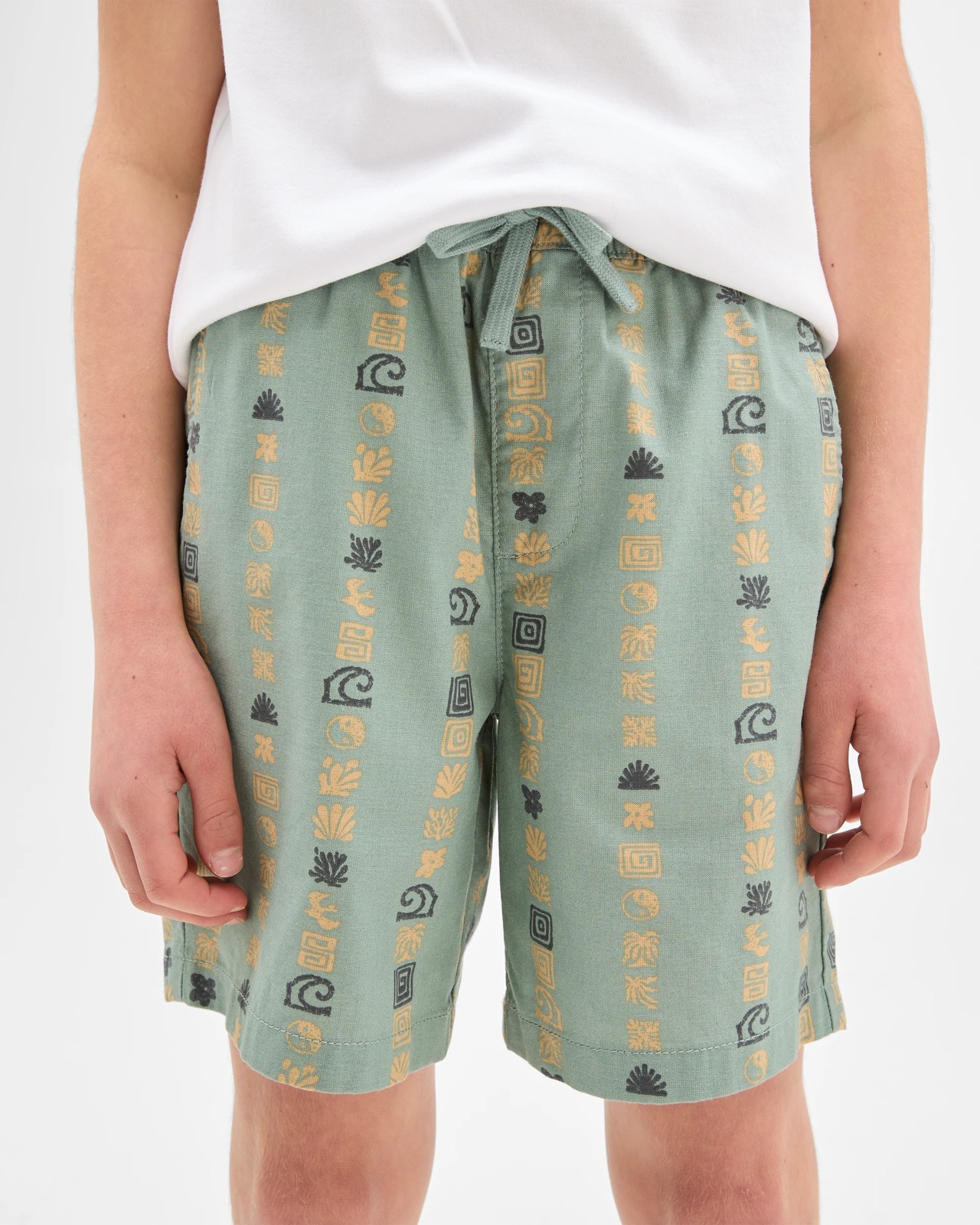 Australian Cotton Printed Shorts - Chinois Green 5 of 5