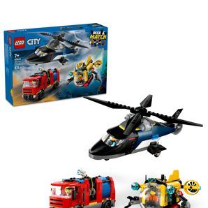 LEGO® City Helicopter, Fire Engine & Submarine Remix 60462 product image