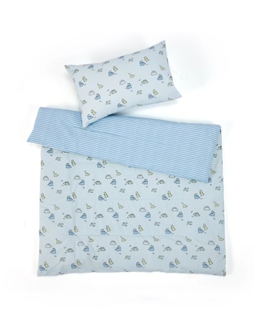 Anko Reversible Cotton Cover Cot Comforter Set - Dino