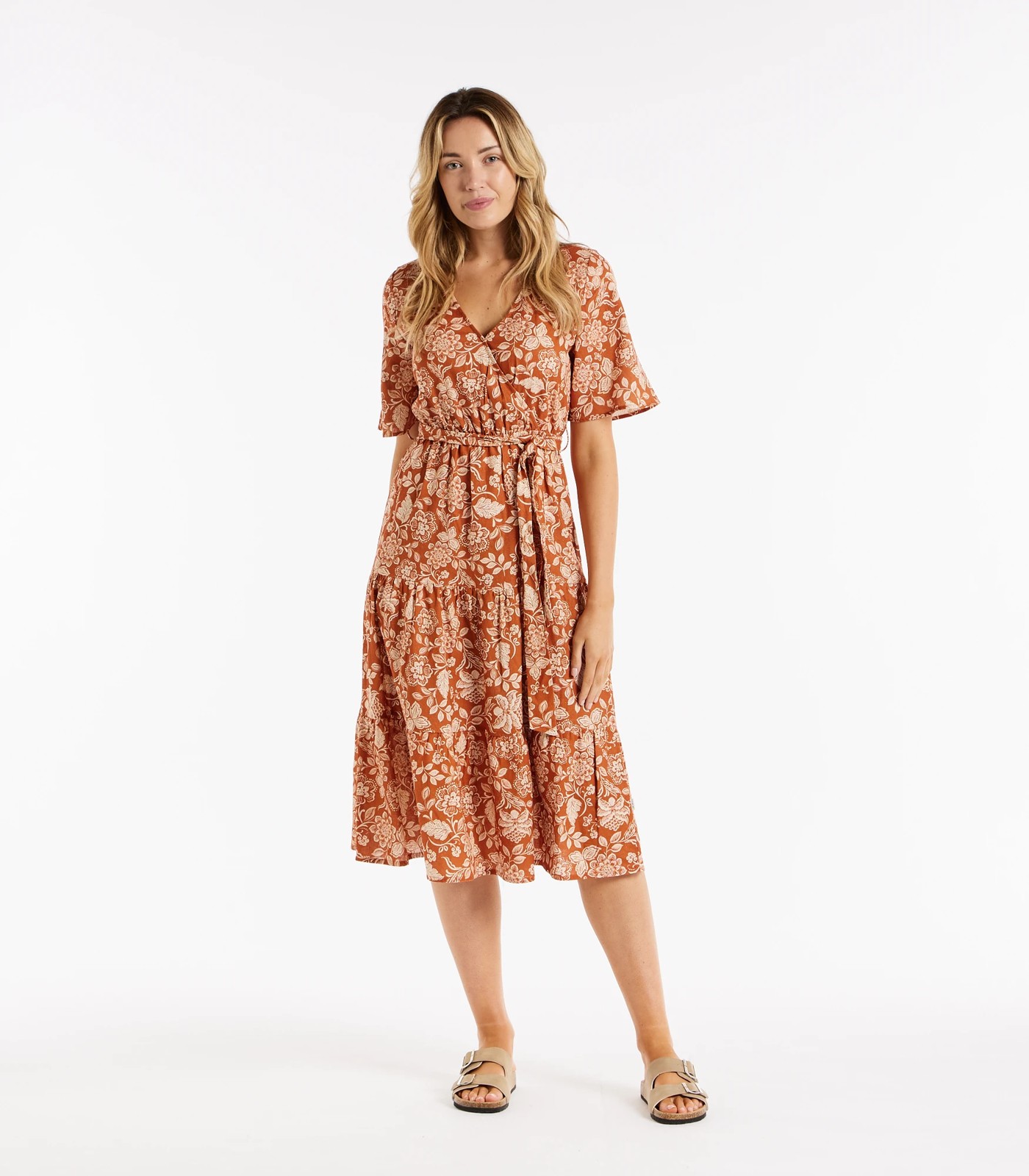 Wrap midi deals dress australia