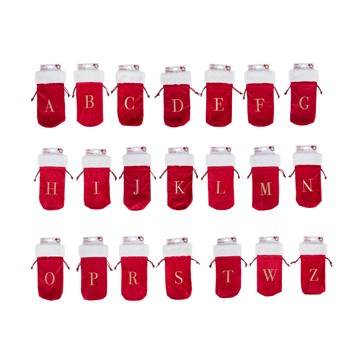 Letter Bottle Bag, Assorted - Anko