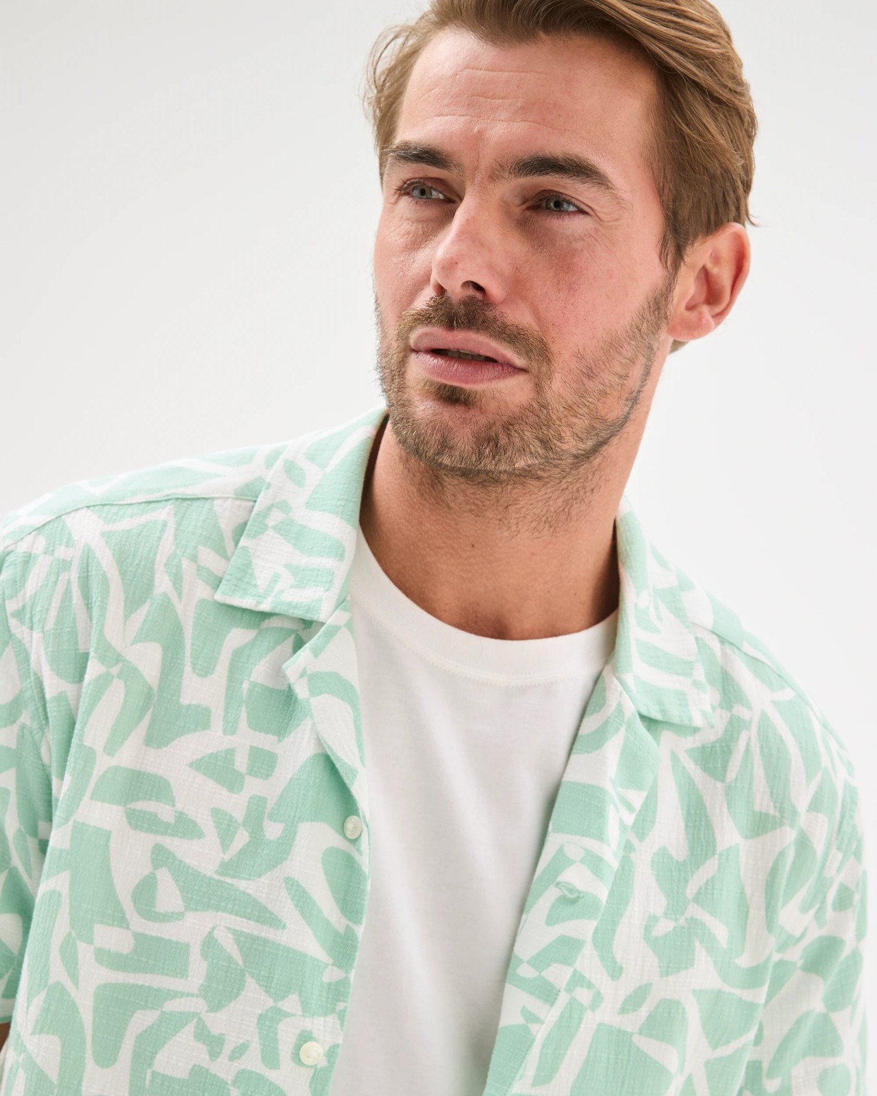 Australian Cotton Geo Print Shirt 3 of 5