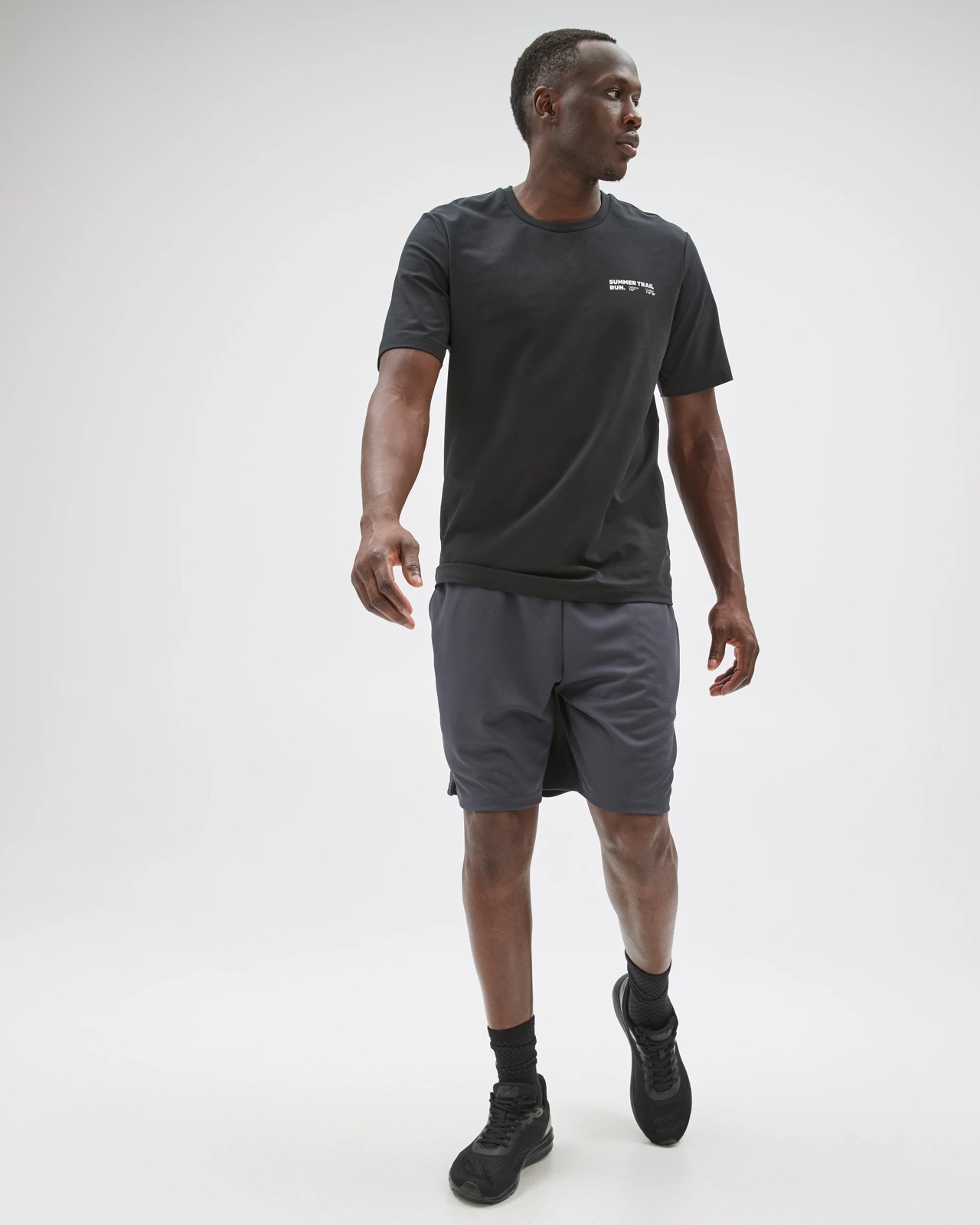 Active Mesh Shorts  - Gunmetal 5 of 5