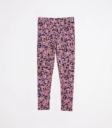 Cotton On Leggings Womens Large Pink Flare Floral Daisy Ditsy