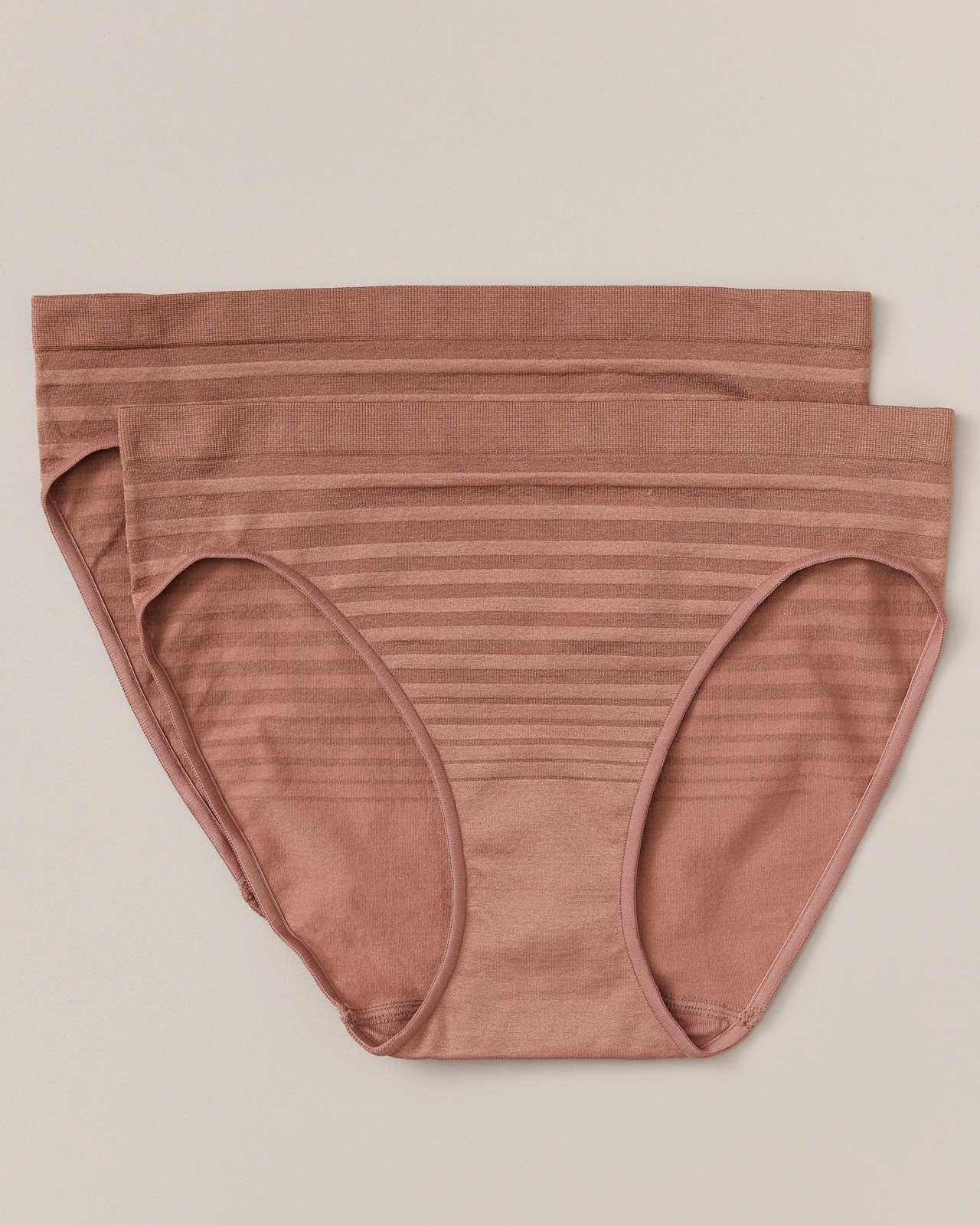 2 Pack Matte and Shine Seamfree Bikini Briefs; Style: LBK29870 4 of 4