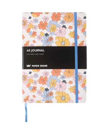 A5 Journal PU Floral - Paper Crane Urban