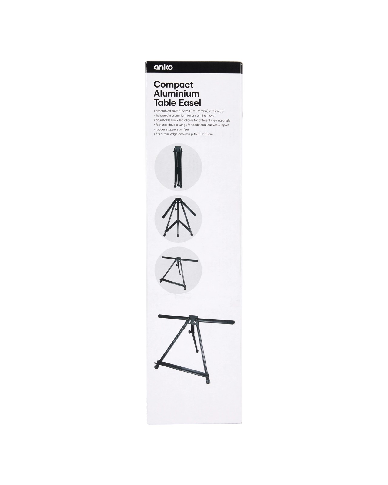 Anko Compact Aluminium Table Easel 5 of 5