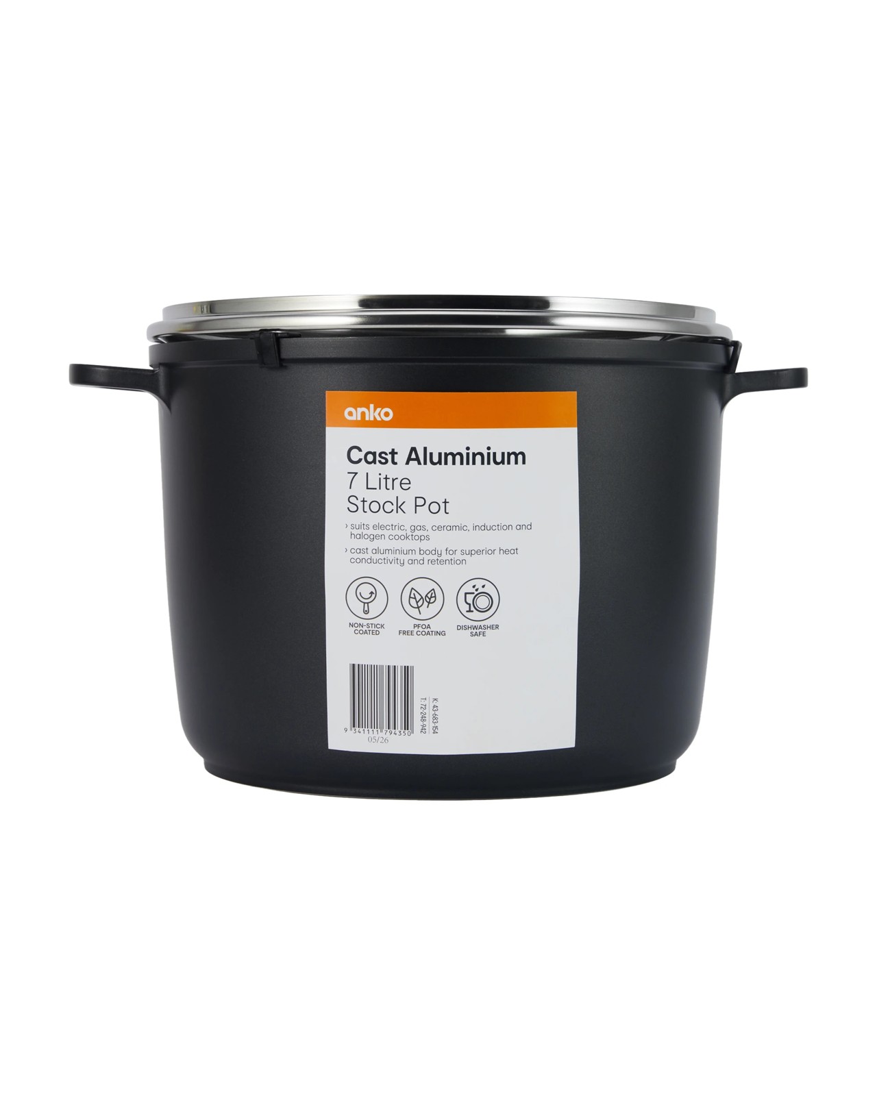 Anko 7L Cast Aluminium Stock Pot 6 of 6