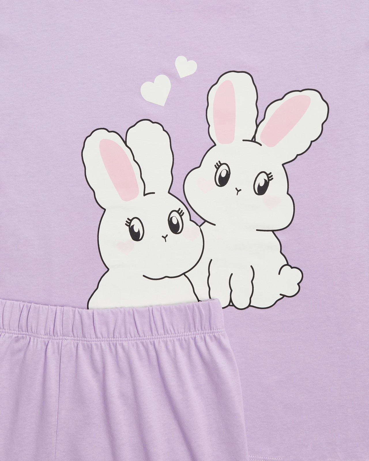 Bunny Print Cotton Pyjama Set 5 of 6