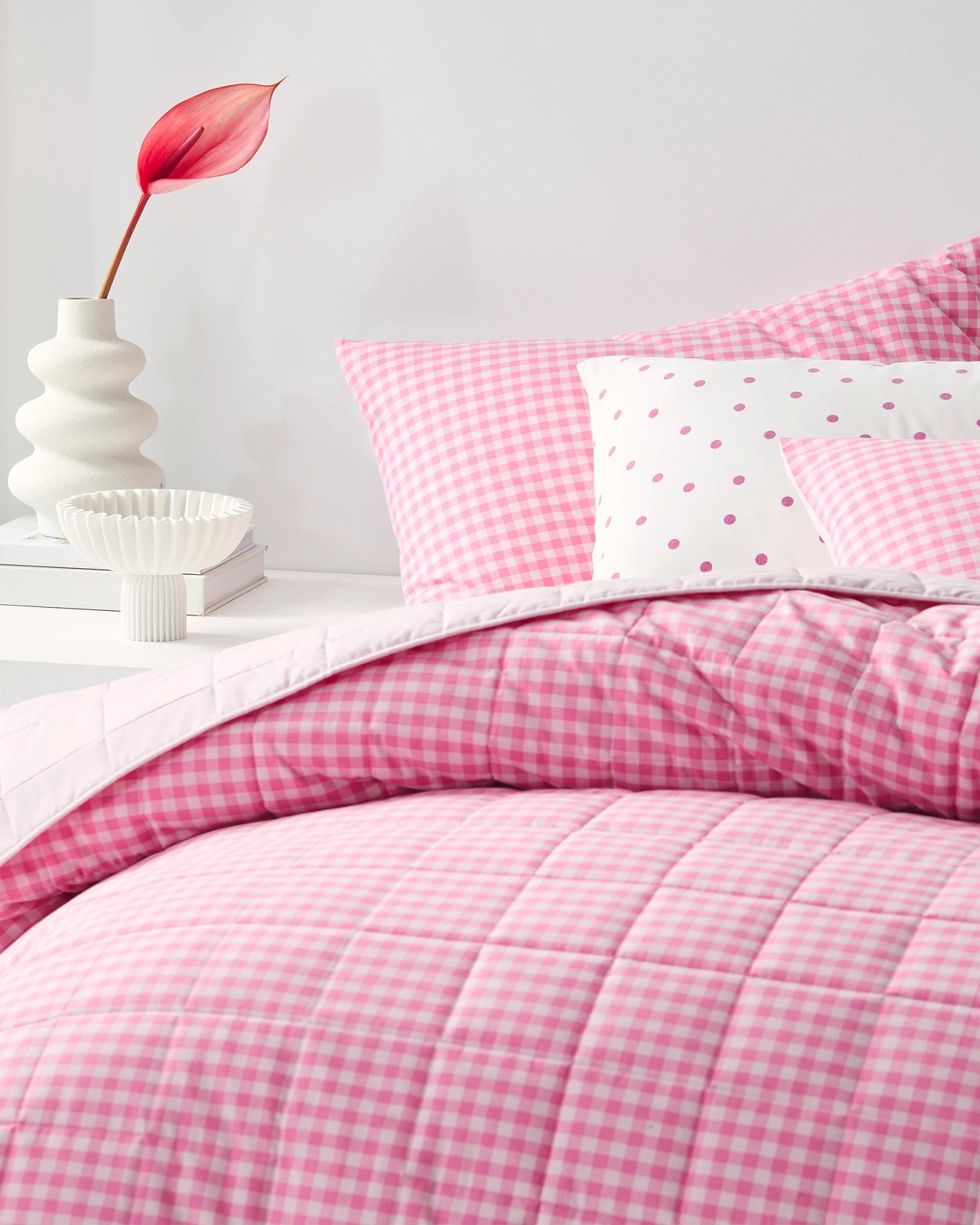 Hudson Gingham Cotton Coverlet  3 of 5