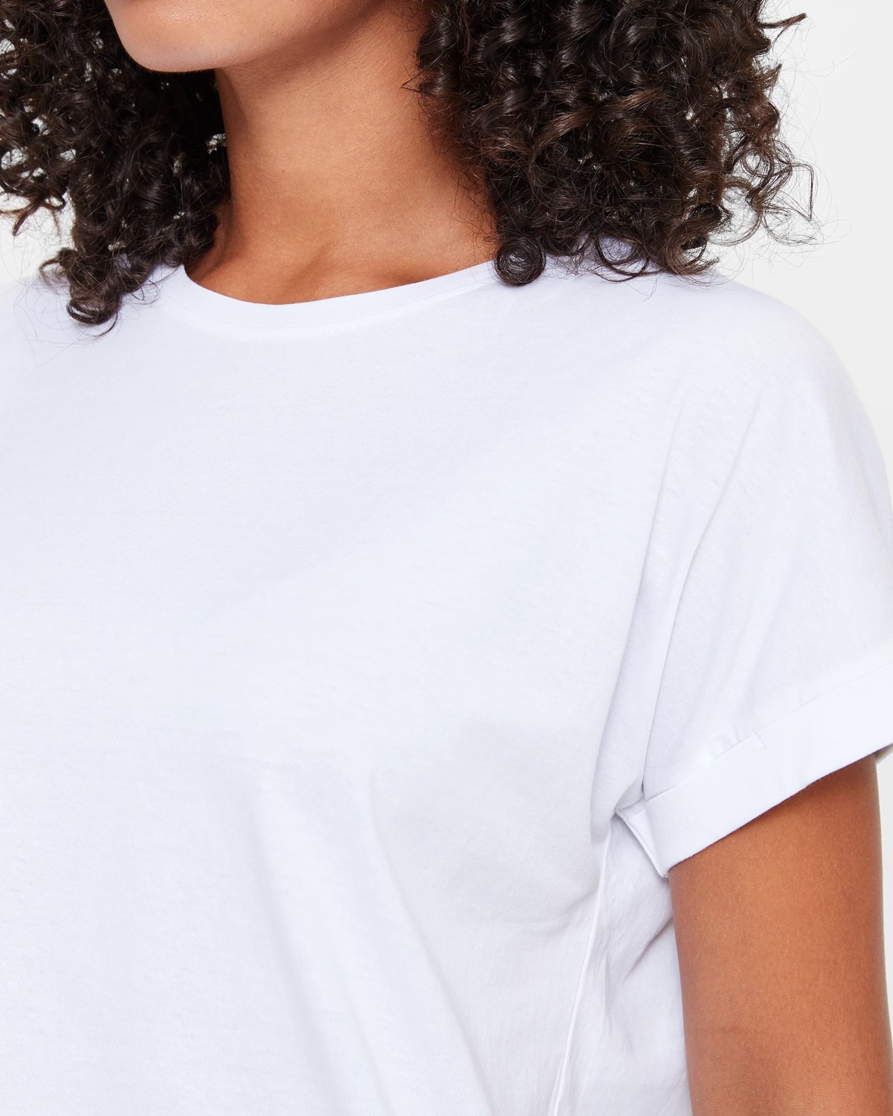 Australian Cotton Slouchy Crew T-Shirt 5 of 5