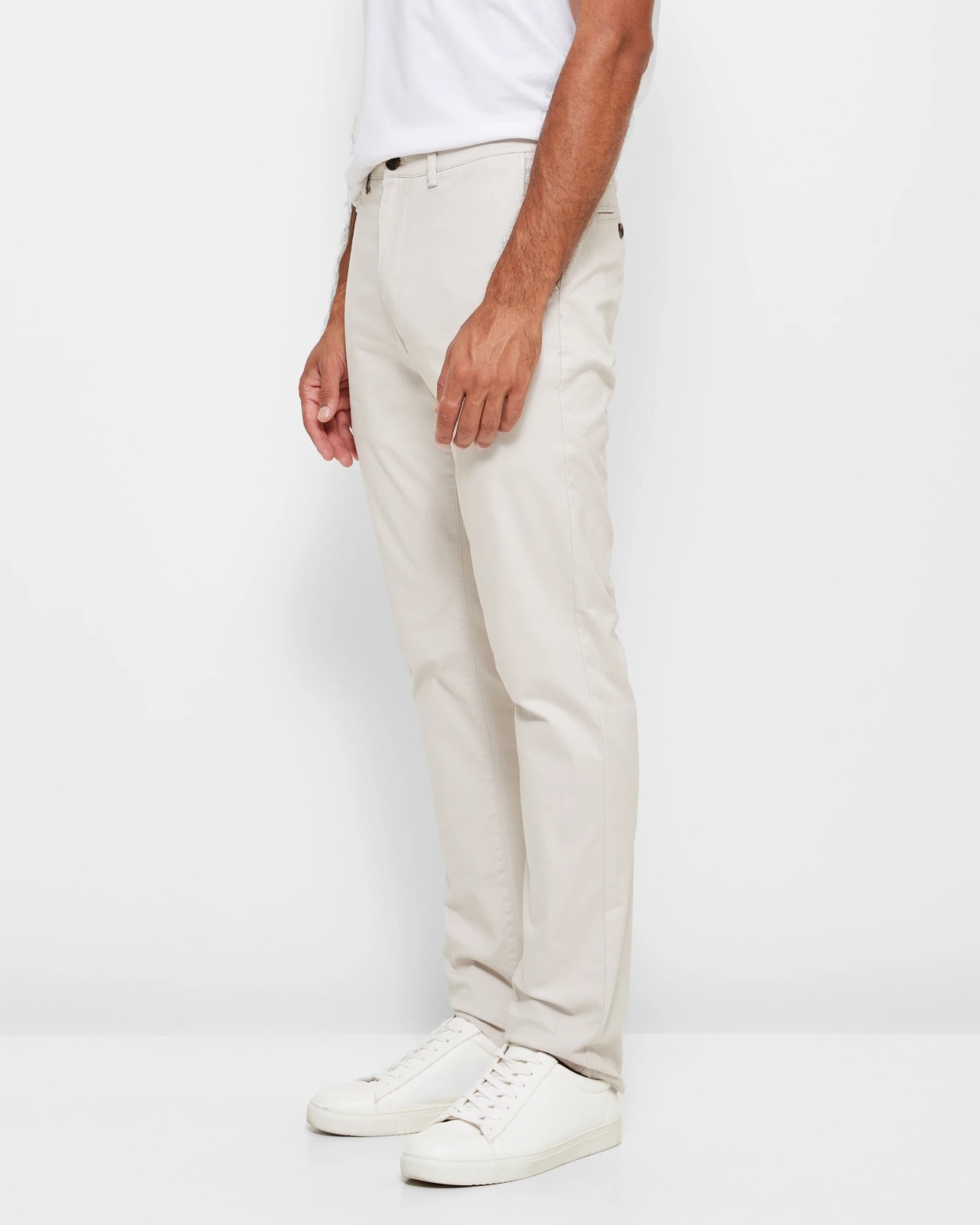 Straight Chino Pants - Light Stone | Target Australia