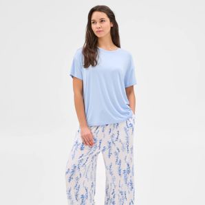 Soft Comfort Bamboo Culotte Sleep Pants thumbnail 2