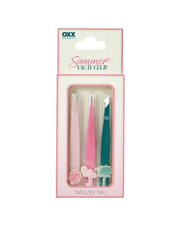 OXX Beauty Summer Vacay Club Tweezer Trio