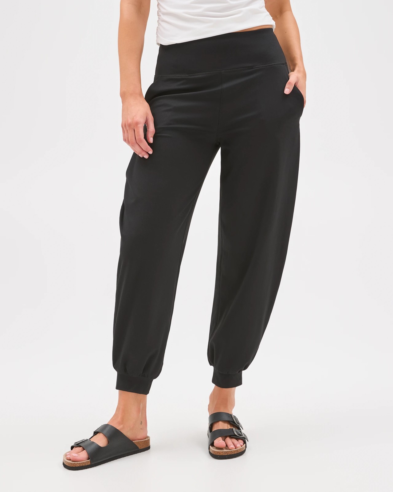 Active Studio Soft Balloon Yoga Pants - Black 5 of 5