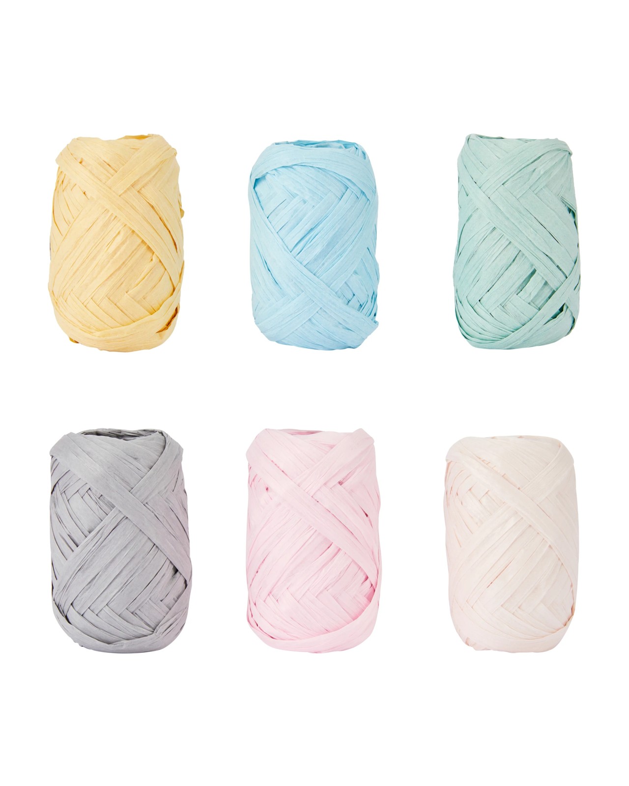 6 Piece Paper Ribbons, Pastel - Anko 2 of 2