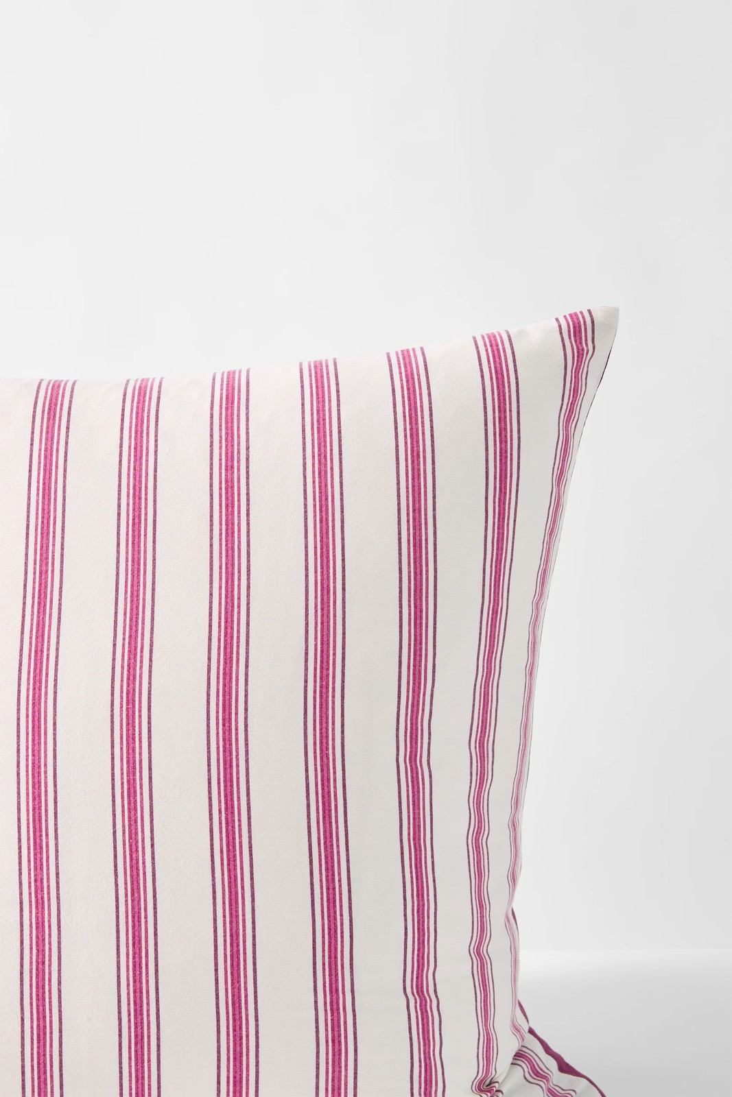 Arlo Cotton Stonewash European Pillowcase - Magenta 5 of 5