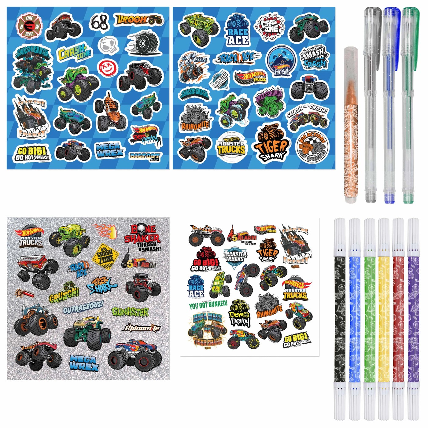 Kaleidoscope: Hot Wheels Monster Trucks Colouring and Activity Kit - Book 2 of 5