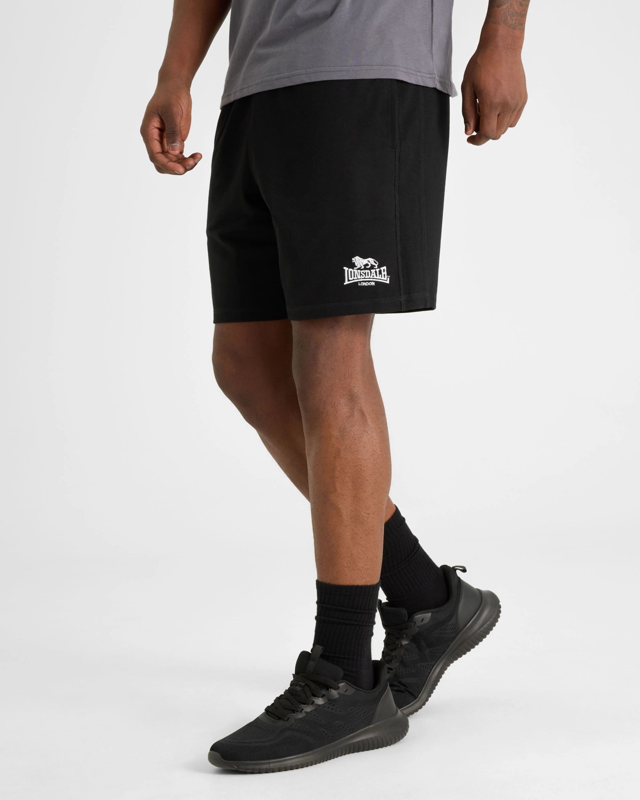 Lonsdale London Original Track Shorts - Black 5 of 6