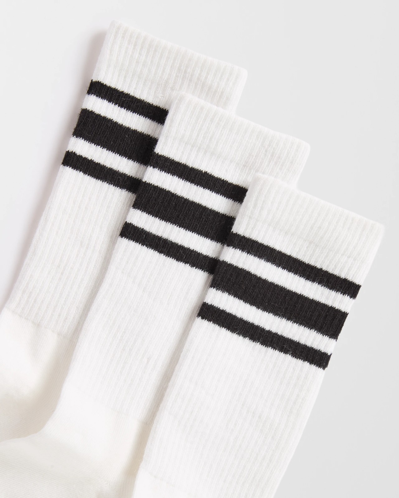 Maxx Australian Cotton Blend 3 Pack Casual Rib Socks  - White 2 of 3