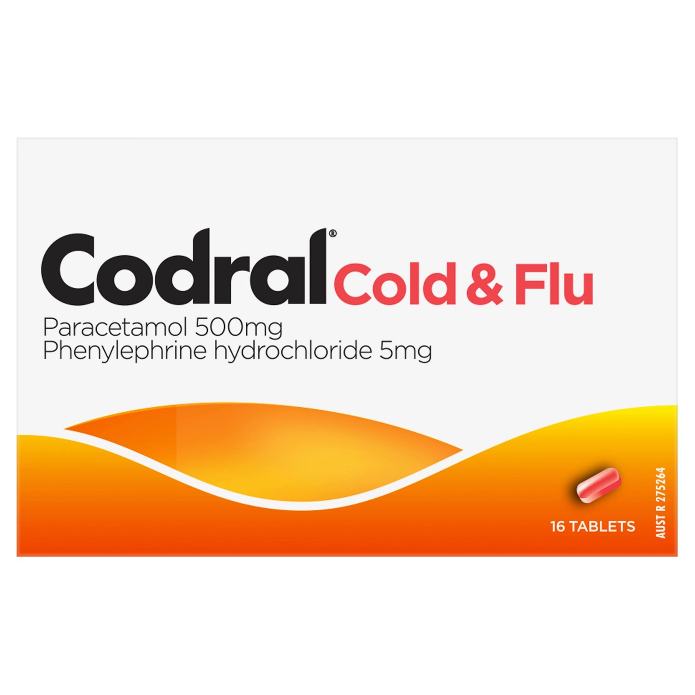 16 pack Codral Relief Cold and Flu Decongestant Tablets 2 of 6