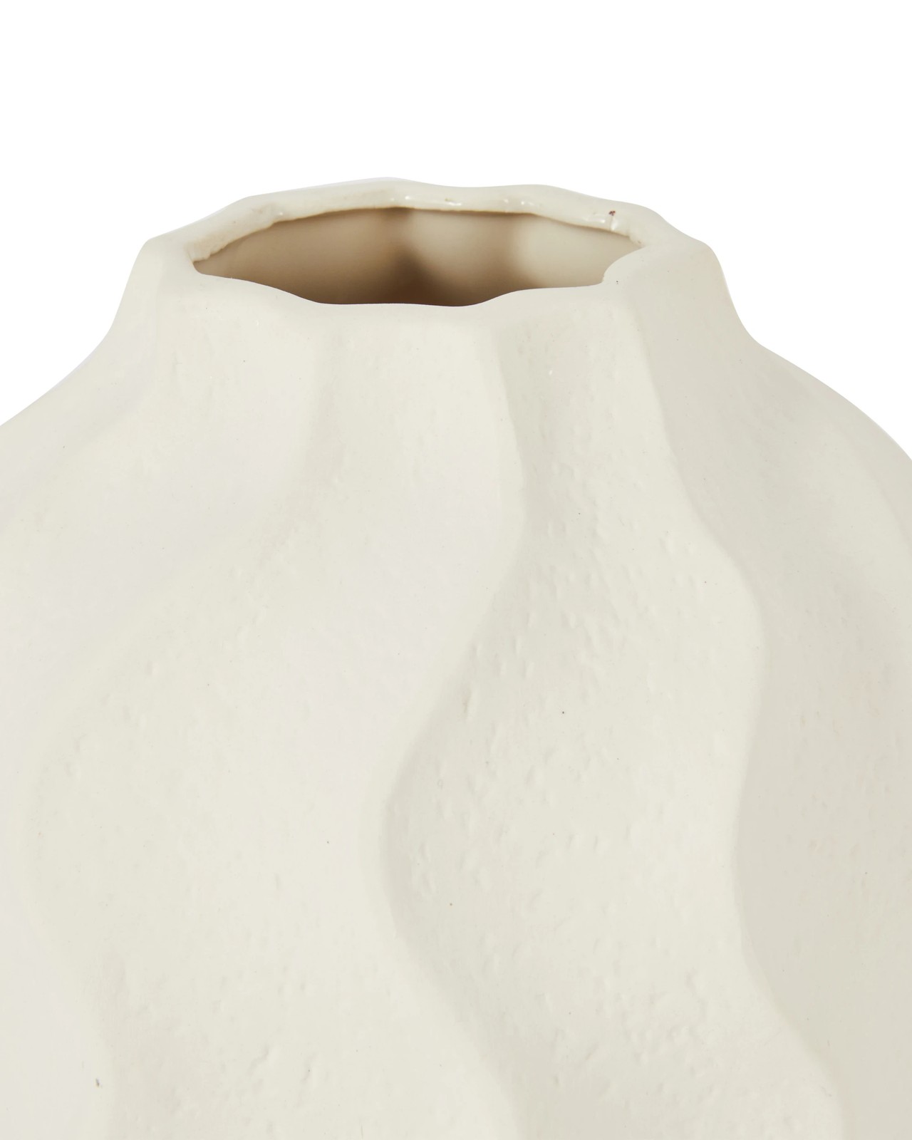 Anko Textured Wavy Ceramic Vase 4 of 5