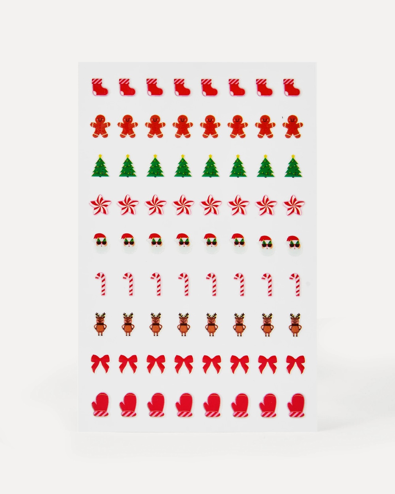 OXX Beauty 72 Piece Merry &amp; Bright Nail Stickers 2 of 3