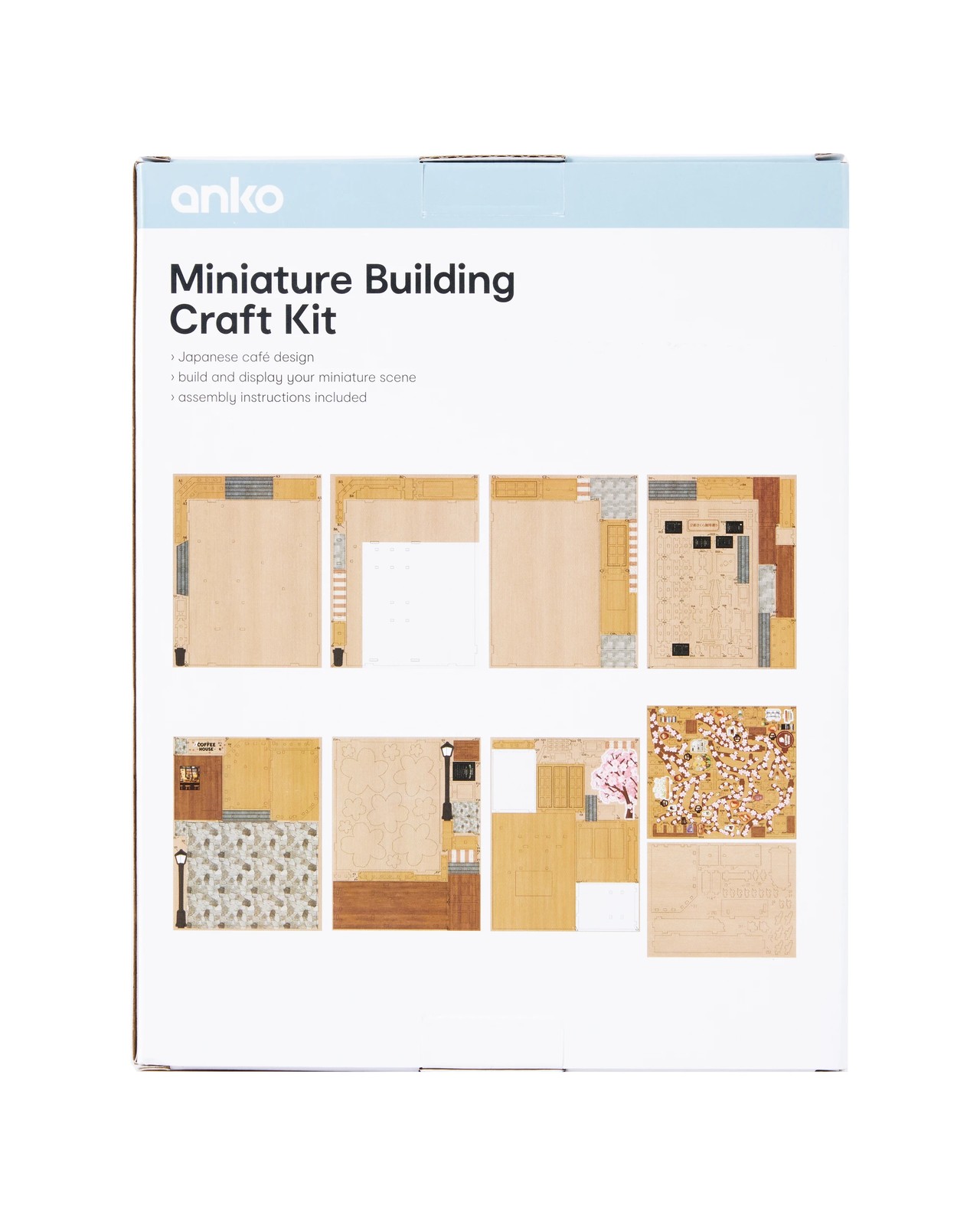 Anko Miniature Building Craft Kit -  Japanese Cafe 3 of 3
