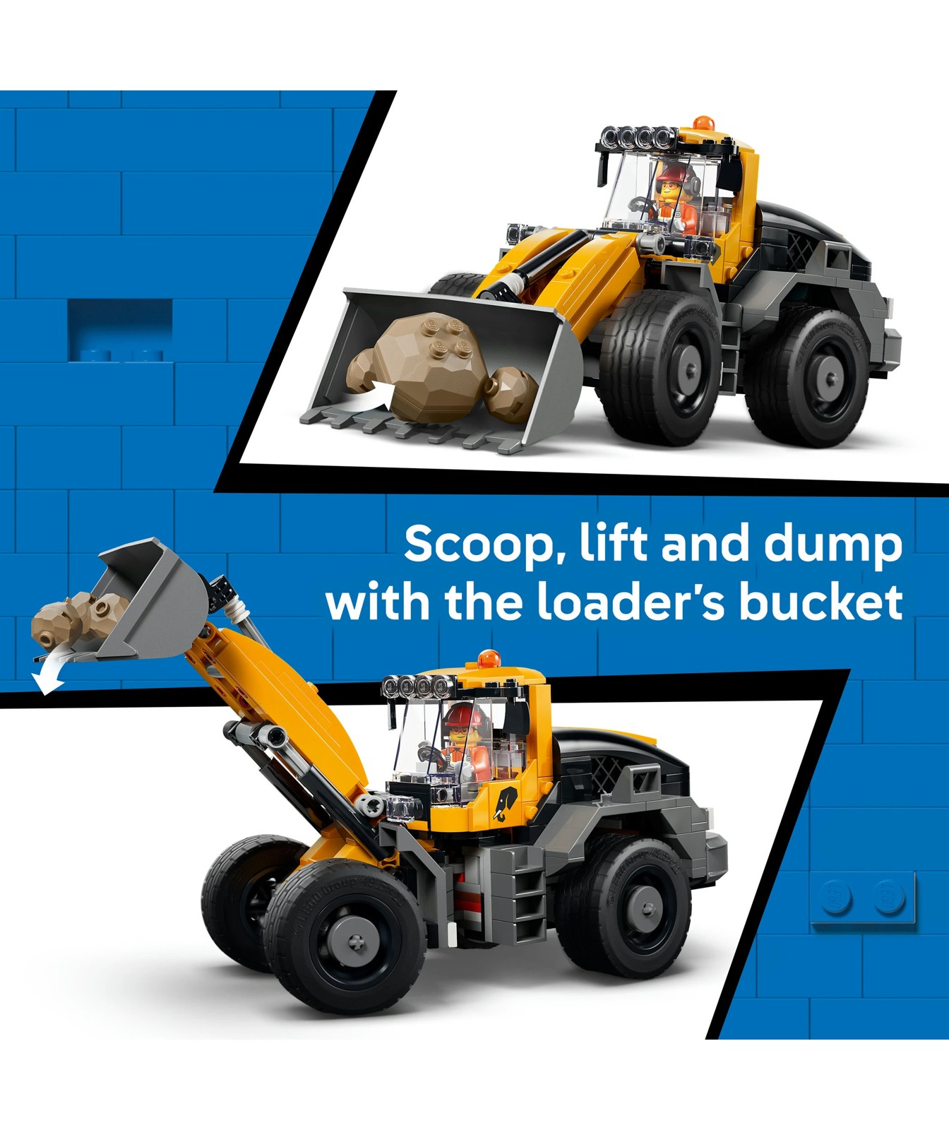 LEGO® City Dump Truck & Front End Loader 60494 3 of 6