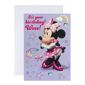 Hallmark Interactive Sound Birthday Card - Minnie Mouse product image