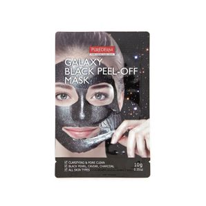 Purederm Galaxy Black Peel-Off Mask 10g - Black Pearl, Caviar & Charcoal product image