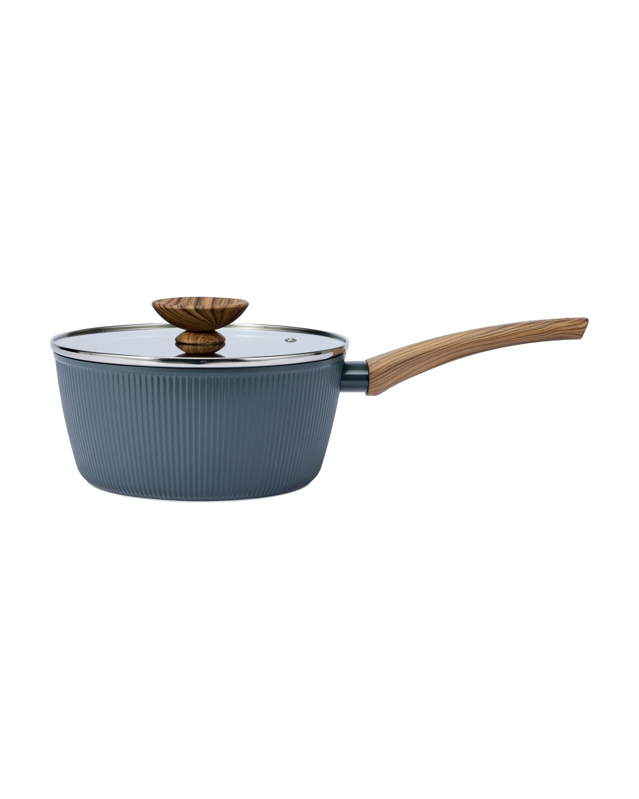 Anko 5 Piece Wood Look Linear Cookware Set - Grey 4 of 6