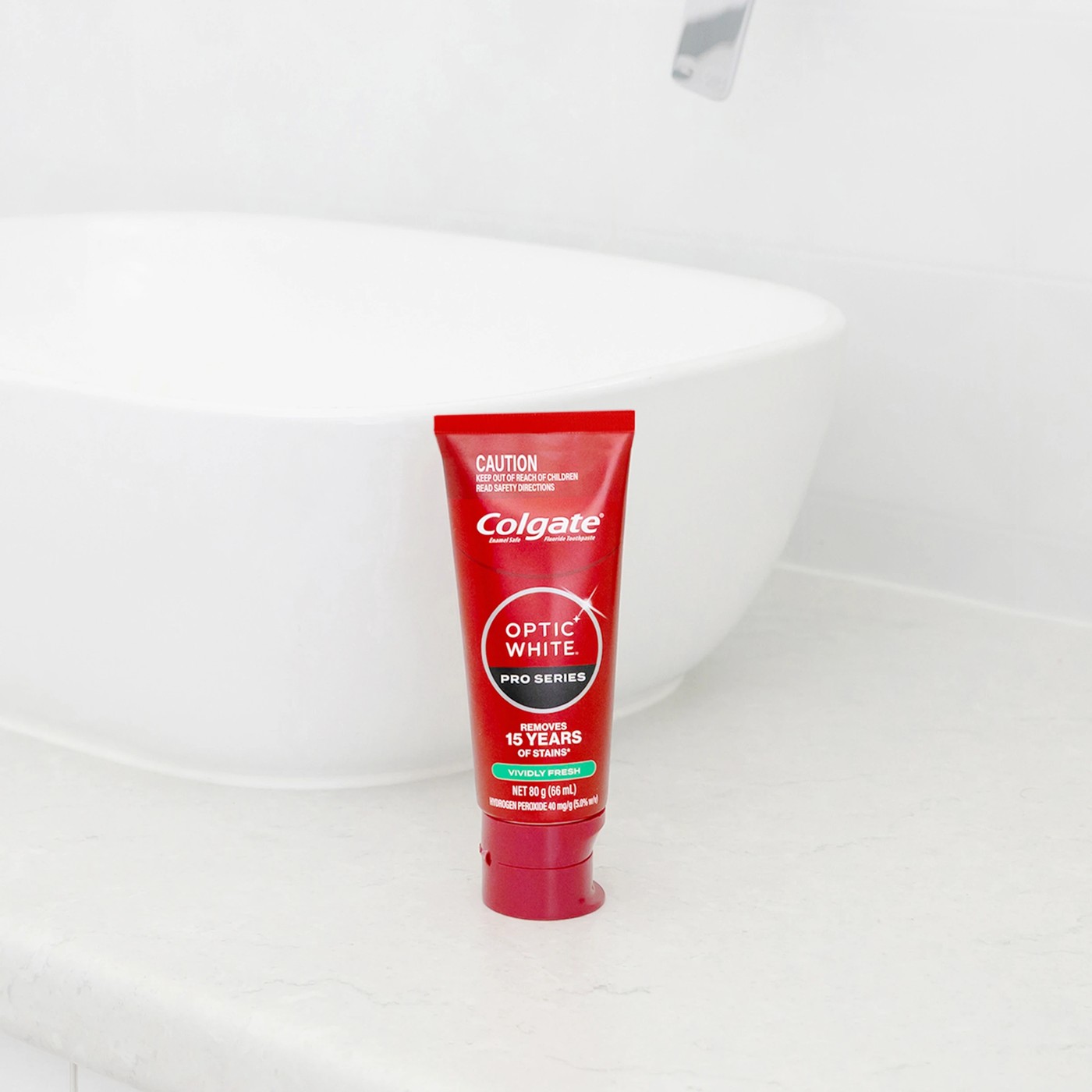 Colgate Optic White Pro Series Enamel Safe Toothpaste 80g 2 of 5