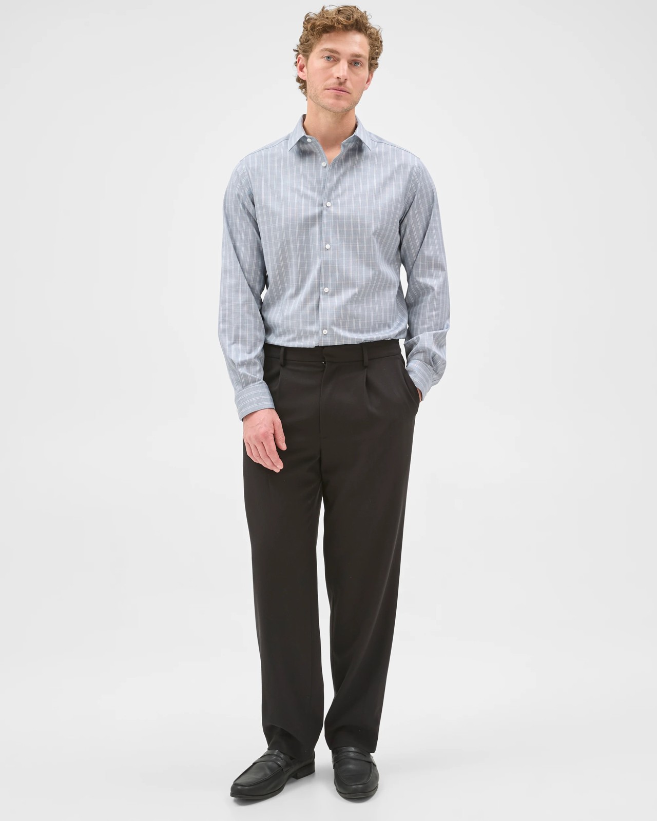 Preview Australian Cotton Non Iron Large Check Shirt 2 of 6