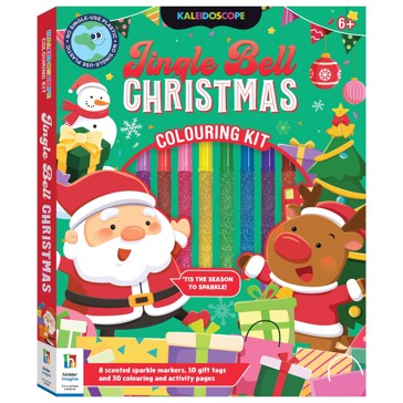 Kaleidoscope Christmas Colouring Kit: Jingle Bell - Book